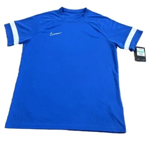 Nike Dri-Fit  Stripe Accented Crew Neck Short Sleeve Athletic Men's T-Shirt NWT - Picture 1 of 2