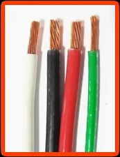 75' FT 6 AWG THHN THWN GAUGE BLACK WHITE RED COPPER WIRE + 75' 10 AWG GREEN