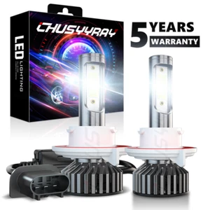 For Mercury Mountaineer 2007-2010 2pcs 9008 H13 LED Headlight High Low Bulbs Kit - Picture 1 of 9