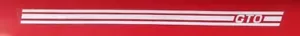 DECAL SET for GTO Coaster Wagon, White, Adhesive-backed, 18" Long CW156 - Picture 1 of 6
