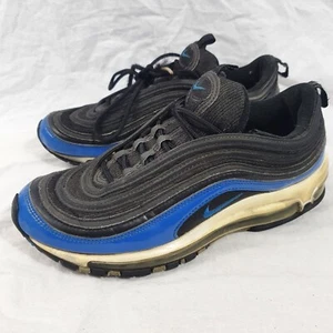Nike Air Max 97 Black Blue Trainers Size UK 7 - Picture 1 of 12