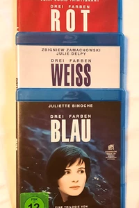 Krzysztof Kieslowski - Drei Farben Blau Weiß Rot , Blu-ray, Juliette Binoche - Bild 1 von 4
