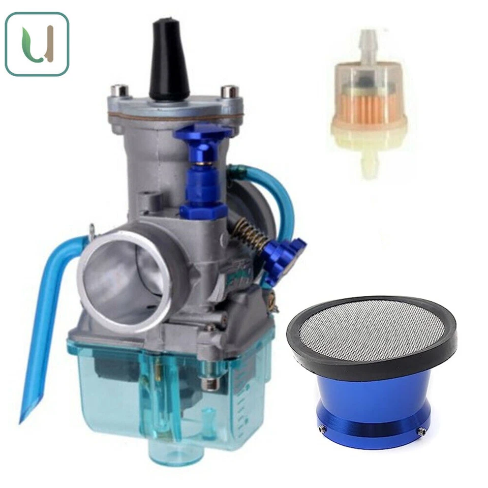 Carburador PWK32 para Honda CR80 CR85R CR125 CR125R Suzuki Kawasaki con filtro de aire Foto 1 de 4