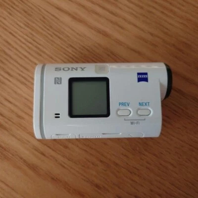 SONY HDR-AS200V W Action Cam Digital Camcorder 8.79MP White Tested Working - Image 1 of 2