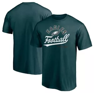 Camiseta Team Apparel Hombre Midnight Green Philadelphia Eagles Cerrada XL #D952-26 - Imagen 1 de 1