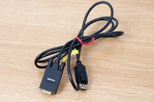 Benfei DisplayPort To VGA Cable 6 Feet Black Male To Male One Way Adapter Cable - Picture 1 of 3