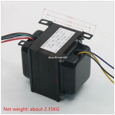 SENGTERBELLE HiFi 50W 3.5K 0-4-8 Ohm Push-Pull Output Transformer For Tube Power Amplifier
