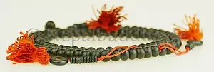 Schwarze Knochen Mala Rot Buddhismus Buddha 108 Zähler Meditation Kette 123f - Bild 1 von 4