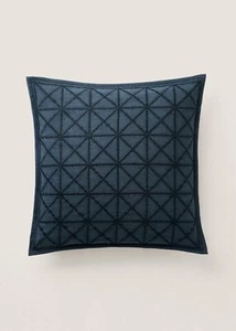 NEW Ralph Lauren HENLEY Throw Pillow Shelter Point Denim Blue Belgian Linen 20" - Picture 1 of 4