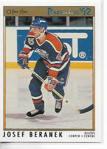 1992 O-Pee-Chee Premier Josef Beranek Card #149