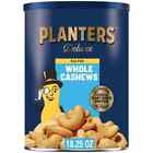 PLANTERS Deluxe Salted Whole Cashews, Party Snacks, Plant-Based Protein 18.25oz