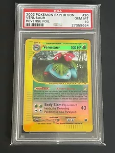VENUSAUR 30/165 EXPEDITION REVERSE HOLO PSA 10 POKEMON CARD - Picture 1 of 2