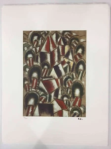Fernand Leger Lithography off set cm 50x65 signing on plate with certificate - Picture 1 of 10