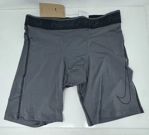 Nike Men’s Dri-Fit Pro Short Iron Grey Tight Size M Training DD1917-068 Gray NWT - Picture 1 of 4