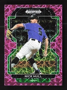 2022 Prizm Draft Picks Neon Pink Velocity Nick Hull Chicago Cubs #PDP203 - Picture 1 of 2