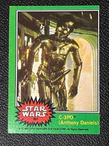 ⭐ Topps 1977 Star Wars C-3PO Error Card #207 – Original Printing Variation - Picture 1 of 9