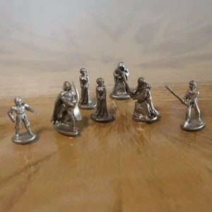 Vtg 1997 Star Wars Monopoly Figurines Classic Trilogy Edition Pewter - Picture 1 of 7