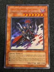 YuGiOh Gorz Emissary of Darkness DLG1-EN000 Secret Rare Limited Edition MP - Picture 1 of 1