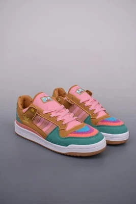 The Simpsons x adidas Originals FORUM Low sneakers in a colorblock pattern