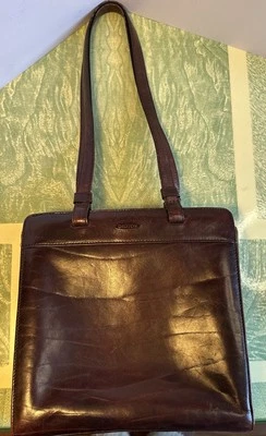 Bolso de Colección Oroton Australiano Marrón Cuero Bolso Sillín Bolso Clásico Chic 30 Foto 1 de 4