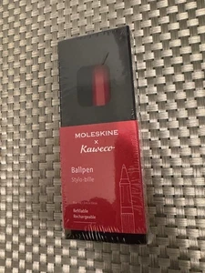 NUEVO Moleskine x Kaweco, Bolígrafo, Punta 1.0mm, Rojo con Tinta Azul SELLADO - Imagen 1 de 1