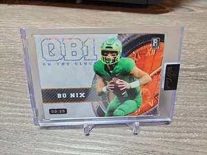 2023 WILD CARD QB1 SULL'OROLOGIO RC BO NIX ARGENTO E ARANCIONE /25 F - Foto 1 di 2