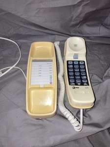 Vintage AT&T Trimline 210 Touch Ton Drucktasten Wand/Schreibtisch schnurgebunden Telefon gelb - Bild 1 von 6