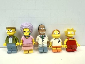 Authentic LEGO Minifigure Lot of 5 Simpson Figures - Picture 1 of 3