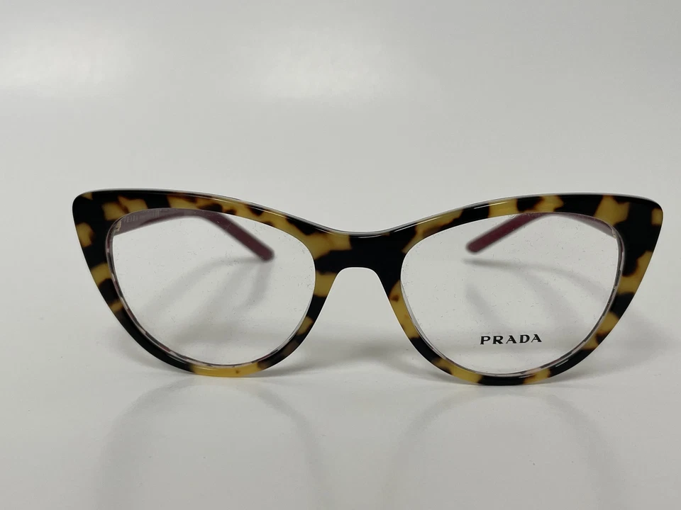 Auténticas gafas Prada PR 05XV 5141O1 Habana/Rojo plástico Cateye para mujer 51 mm Foto 1 de 4