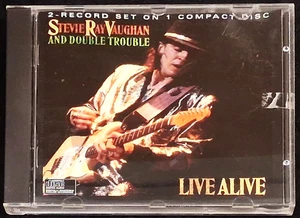 Stevie Ray Vaughan & Double Trouble, Live Alive, 2-CD Set, Epic, 1986 - Picture 1 of 4