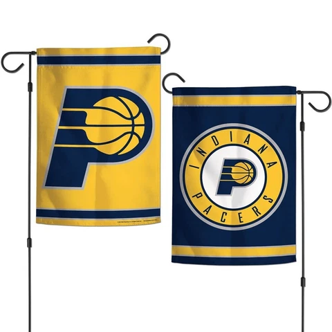 INDIANA PACERS 12"X18" 2 SIDED GARDEN FLAG NEW WINCRAFT 👀 Cover