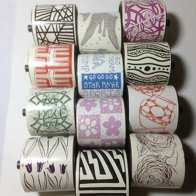 Clearsnap - Ruedas de sello Jumbo Rollagraph 2 - Diseños surtidos - NUEVO Foto 1 de 2