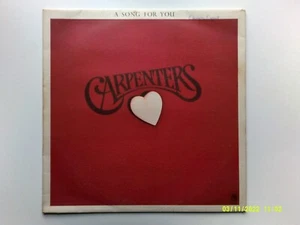 Carpenters A Song For You (1972 Original Release) A&M LP Record Album - Picture 1 of 2