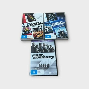 Fast & Furious Complete Movies 1-7 Vin Diesel Paul Walker Region 4 Sealed - Picture 1 of 6