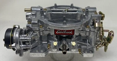 "Like New" Edelbrock Carburetor 750 CFM Electric Choke # 1411 - Image 1 of 4