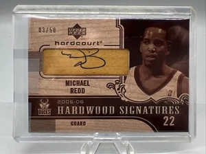 2005-06 Upper Deck Hardcourt Hardwood Signatures 3/50 Michael Redd HW-MR - Picture 1 of 11