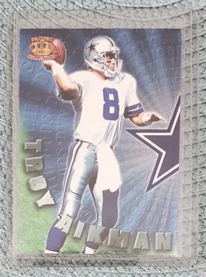 Tarjeta de colección Troy Aikman 1996 Pacific DD-1 RARA TARJETA GENIAL ENVÍO GRATUITO Foto 1 de 3