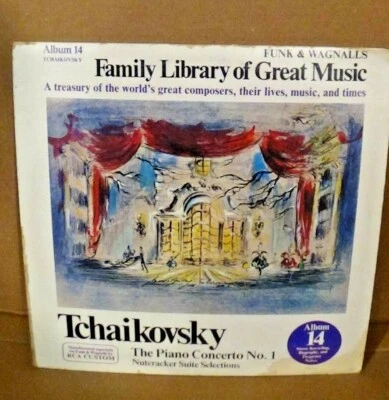 Family Library of Great Music Album 14 Tchaikovsky Piano Concerto 12" Vinyl LP - Image 1 of 2