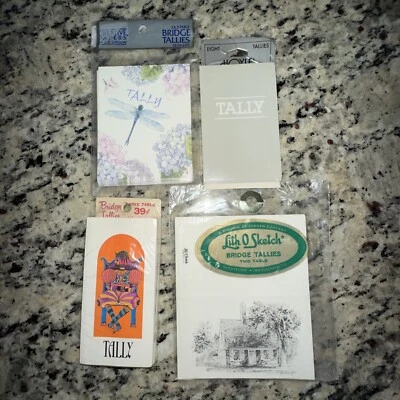 4 винтажные упаковки нераспечатанных карточек для подсчета мостов, Hoyle, Westab, литография Westab - Изображение 1 из 4