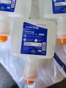 Kindest Kare Advanced Foaming Antimicrobial Soap Unscented 1200 mL 3 Ct Exp08/25 - Picture 1 of 2