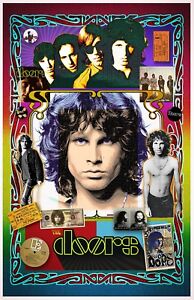Jim Morrison Tribute Poster - 11x17" Vivid Colors
