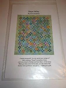 "NAPA VALLEY" SCRAP QUILT PATTERN BY VICKI STRATTON - Picture 1 of 2