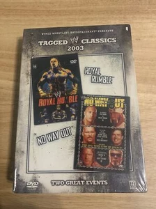 WWE Tagged Classics 2003 - Royal Rumble/ No Way Out (DVD, 2008)NEW Authentic US - Picture 1 of 7