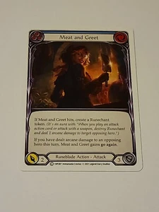 Meat And greet (blue) history pack 1 NM Flesh And Blood  - Bild 1 von 1