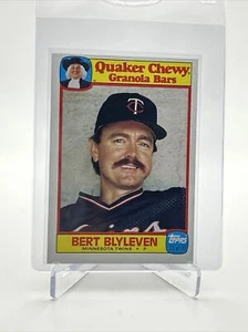 1986 Topps Quaker Bert Blyleven Baseball Card #21 NM-Mint FREE SHIPPING - Picture 1 of 3