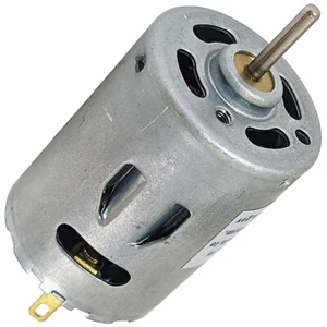 9V Heavy Duty DC Motor 12,500 RPM Max , ⌀2mm Shaft (Body: ⌀1.08" x 1.48" Length) - Picture 1 of 4