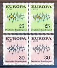 Bund 1972 ** Satz Mi 716-17 Europa Cept Symbol Im Paar Waagerechte Paare (2447G)