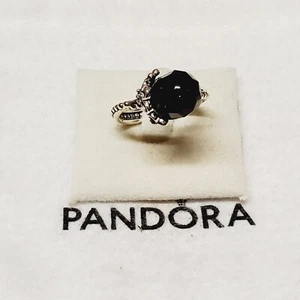 Authentic Pandora Intertwined Forever Bloom Ring # 190848SPB Size 6 Retired - Picture 1 of 9