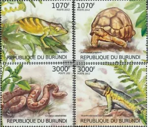 Burundi 2560-2563 MNH 2012 Rare Reptiles - Picture 1 of 1