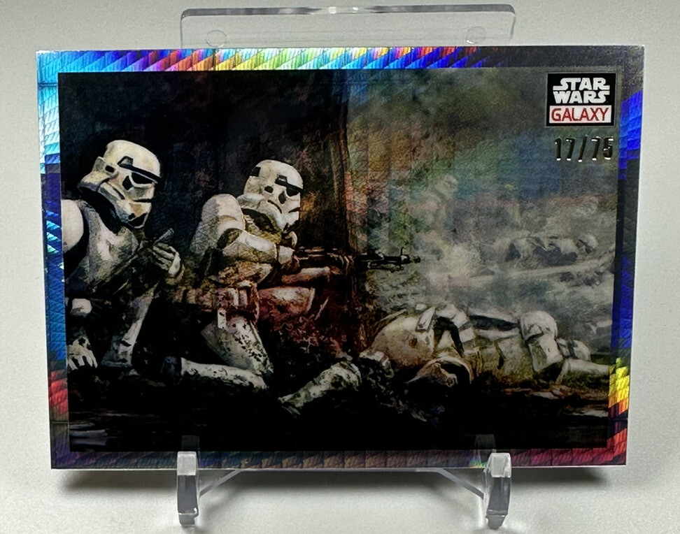 2023 Topps Chrome Star Wars Galaxy PINNED DOWN #94 PRISM REFRACTOR 17/75